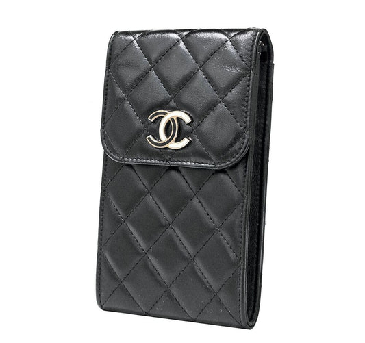 CHANEL ラムスキンフォンホルダー クロスバッグ 6882861357 52728792