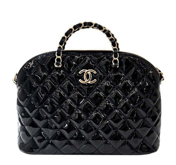 CHANEL Patent Tote and Shoulder Bag Small AS3969 7324196076 92301357