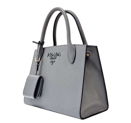PRADA サフィアーノモノクロームトート&ショルダーバッグ 1BA156 7302718483 87796746
