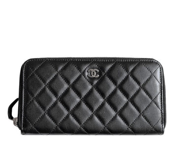 CHANEL Lambskin Long Wallet 7383431285 105546146