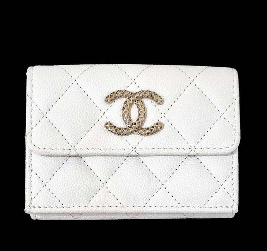 CHANEL Caviar 3-Fold Wallet AP3182 7435984232 118797940