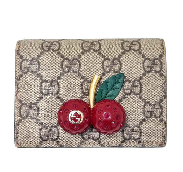 Gucci PVC Cherry PVC Wallet 476050 7436036360 118797945