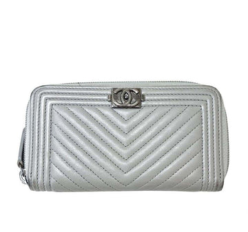 CHANEL Lammleder Boy Chevron Geldbörse 7387664291 107705129