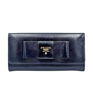 PRADA フェイドント サフィアーノ リボン 長財布 1M1132 7863674133 150669499