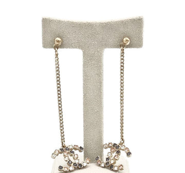 CHANEL Logo Cubic Drop Earrings 8050082879 152759802