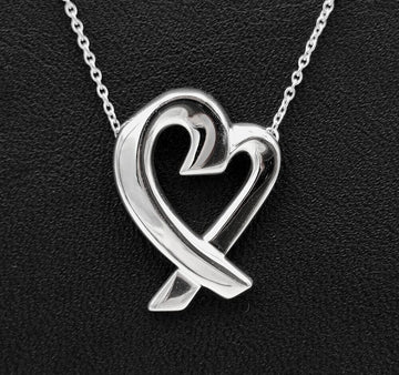 Tiffany & Co Tiffany Silver Loving Heart Necklace 7793714507 149984771