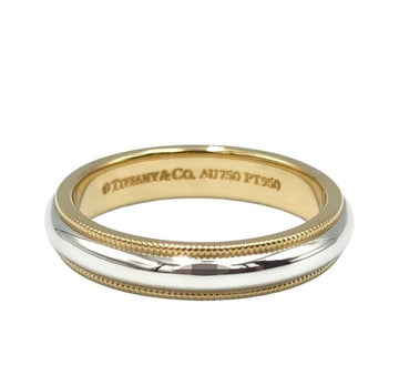 TIFFANY & CO ミルグレイン コンビ リング 8187081819 153655400