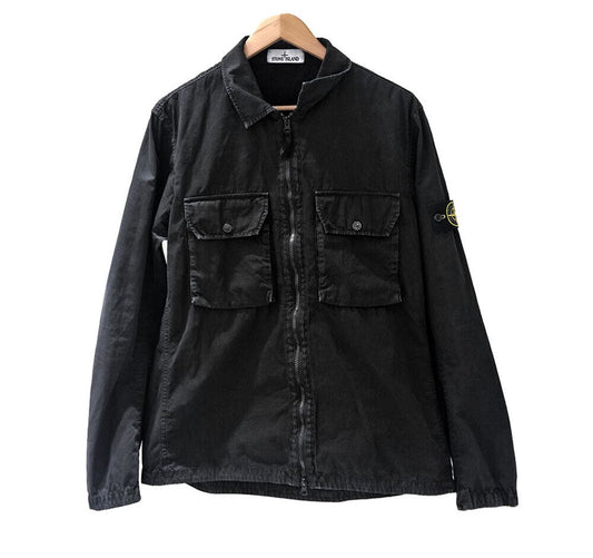 STONE ISLAND オールドエフェクトオーバーシャツ 7156035859 68335887