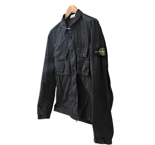 STONE ISLAND オールドエフェクトオーバーシャツ 7156035859 68335887