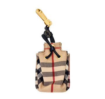 BURBERRY チェックバケットキーリング兼バッグチャーム 7241938489 75640718