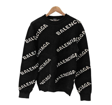 Balenciaga Logo Long Sleeve Knit 7430683177 117787339