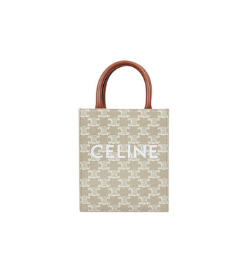 CELINE ミニ グレイジュ トリオペ カバス トートバッグ 55855 155009931