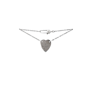 Gucci Trademark Heart Silver Bracelet 55007 155009948