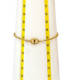 Dior Navy CD Gold Bracelet 54462 155009953 [P]