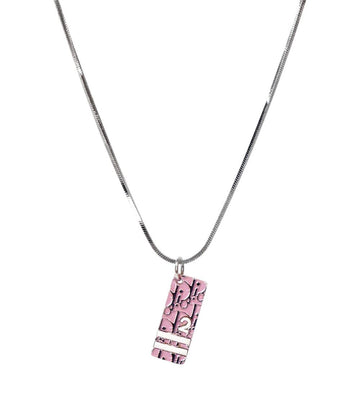 Dior Pink Trotter Silver Necklace 54389 155010019