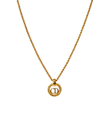 DIOR ラウンド CD ゴールド ネックレス 54952 155010031