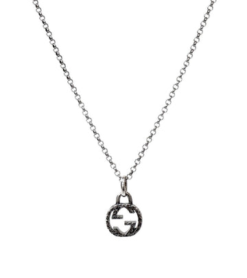Gucci Interlocking G Silver Necklace 54516 155010033
