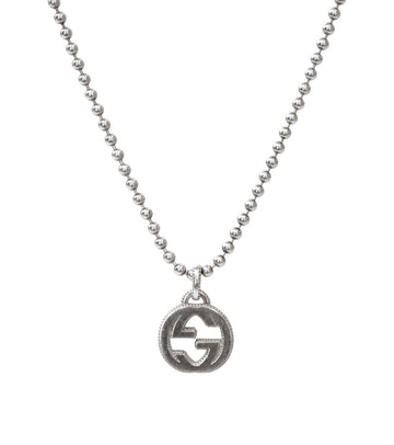 Gucci Bold Interlocking G Silver Necklace 55143 155010057