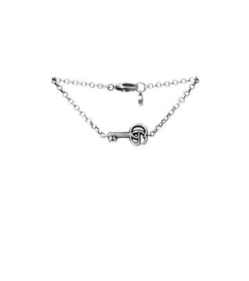 GUCCI ダブルGキーシルバーブレスレット54754 155010065