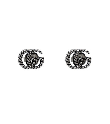 GUCCI ダブルGチェーンシルバーイヤリング 54492 155010078