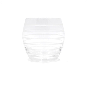HERMES ホワイトファンファーレクリスタルオールドファッショングラスカップセット aa55235 155013069