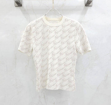 Fendi White Viscose Reversible Knit 132451907