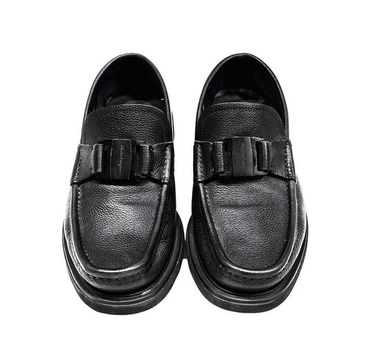 SALVATORE FERRAGAMO ペレガモのレザー ローファー 7090047442 63187671