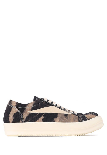 RICK OWENS Vintage Sneaker aus Denim in Schwarz Terra 117746661