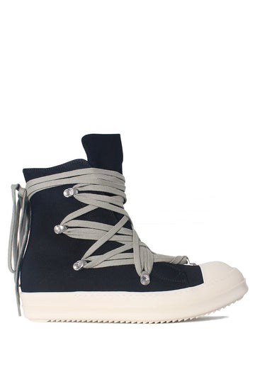 RICK OWENS オーバーダイデニムメガレーススニーカー 147543546