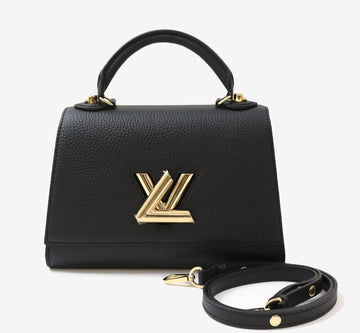 Louis Vuitton Twist One Handle PM Taurillon Black Crossbody Shoulder Bag 8477847655 155026847