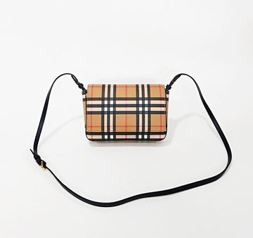 BURBERRY デタッチャブル ヴィンテージ チェック ストラップ クロスバッグ 155029116