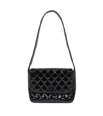 CHANEL ペイタンレザー キルティング フラップ ショルダーバッグ 55474 155029653