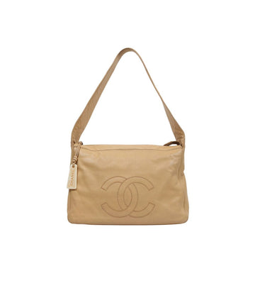 CHANEL ベージュ ビッグCC ショルダーバッグ 55475 155029655