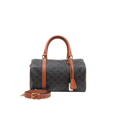 Celine Triomphe Canvas Boston Tote Bag 55911 155029671