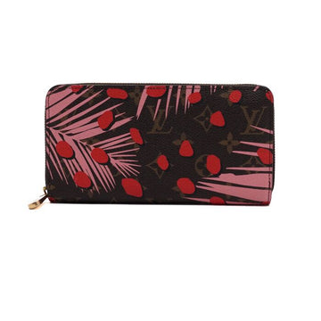 Louis Vuitton Monogram Jungle Dot Printed Canvas Zippy Wallet 155066346