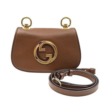GUCCI ラウンド インターロッキング G ブロンディ ショルダーバッグ (698643) 155082462