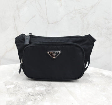 Prada Re-Nylon Saffiano Leather Shoulder Bag 2VH128 133198003