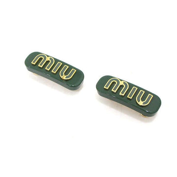 Miu Miu Acrylic Lettering Logo Hair Clip AA62812 155099890
