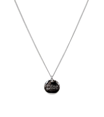 DIOR コイン シルバー ネックレス 52349 155115648