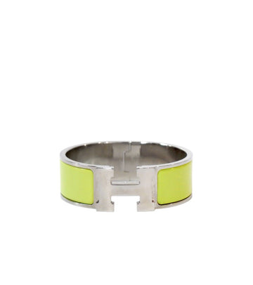 HERMES グリーン・クリッカッシュ・シルバー・ブレスレット 53902 155115663