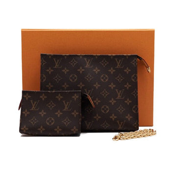 LOUIS VUITTON トイレタリーパウチ26 チェーンショルダーバッグ兼クラッチバッグ aa62883 155147009