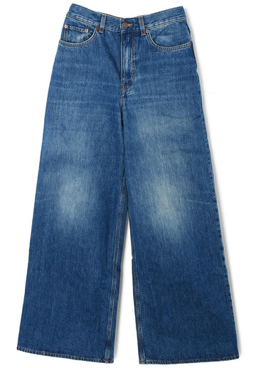 Chloe Wide Leg Denim Jeans Night Blue 125864325