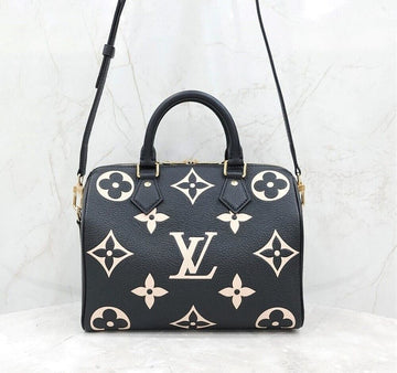 Louis Vuitton New Monogram Empreinte Speedy Bandoulière 25 M58947 146352415
