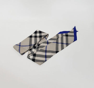 Burberry Check Skinny Silk Scarf 155168427
