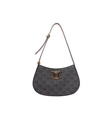 CELINE ミディアム トリヨフェ キャンバス ティリー ショルダーバッグ 55929 155237233 [P]