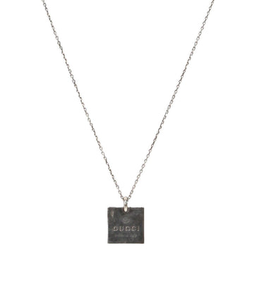 GUCCI スクエア シルバー ネックレス 24714 146386764