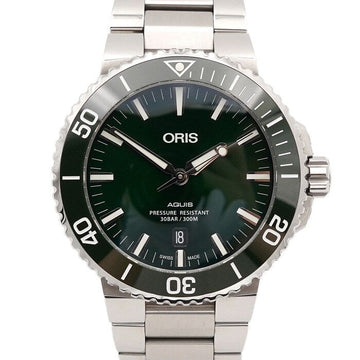 ORIS 01 733 7730 4157 AQUIS DATE Automatik Stahl Herrenarmbanduhr 43,5 MM 155261867