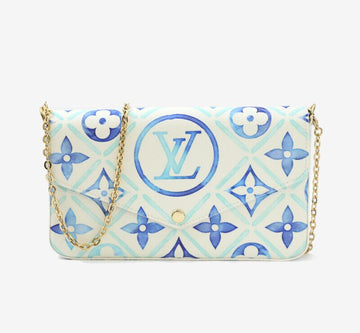 LOUIS VUITTON ポシェット フェリシー ラグーンブルー クロスボディバッグ 8442223526 155285115