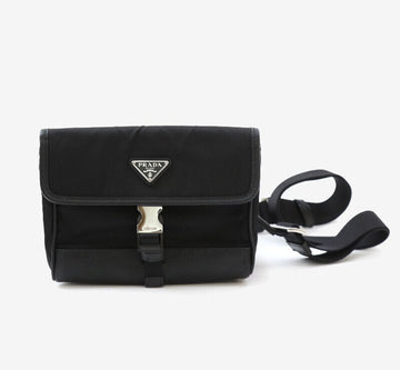 PRADA Nylon Saffiano Crossbody Bag Schwarz 8571577922 155285565