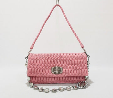 MIU MIU Matelassé Crystal Cloche Schultertasche 105815979